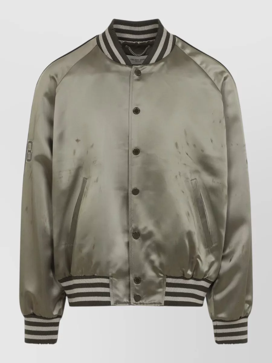 Golden Goose Satin Bomber Jacket