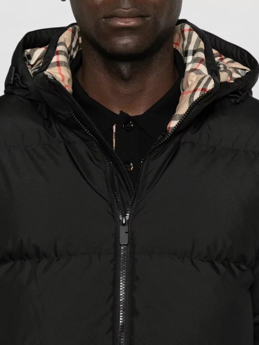 Burberry Hooded Down Puffer Jacket