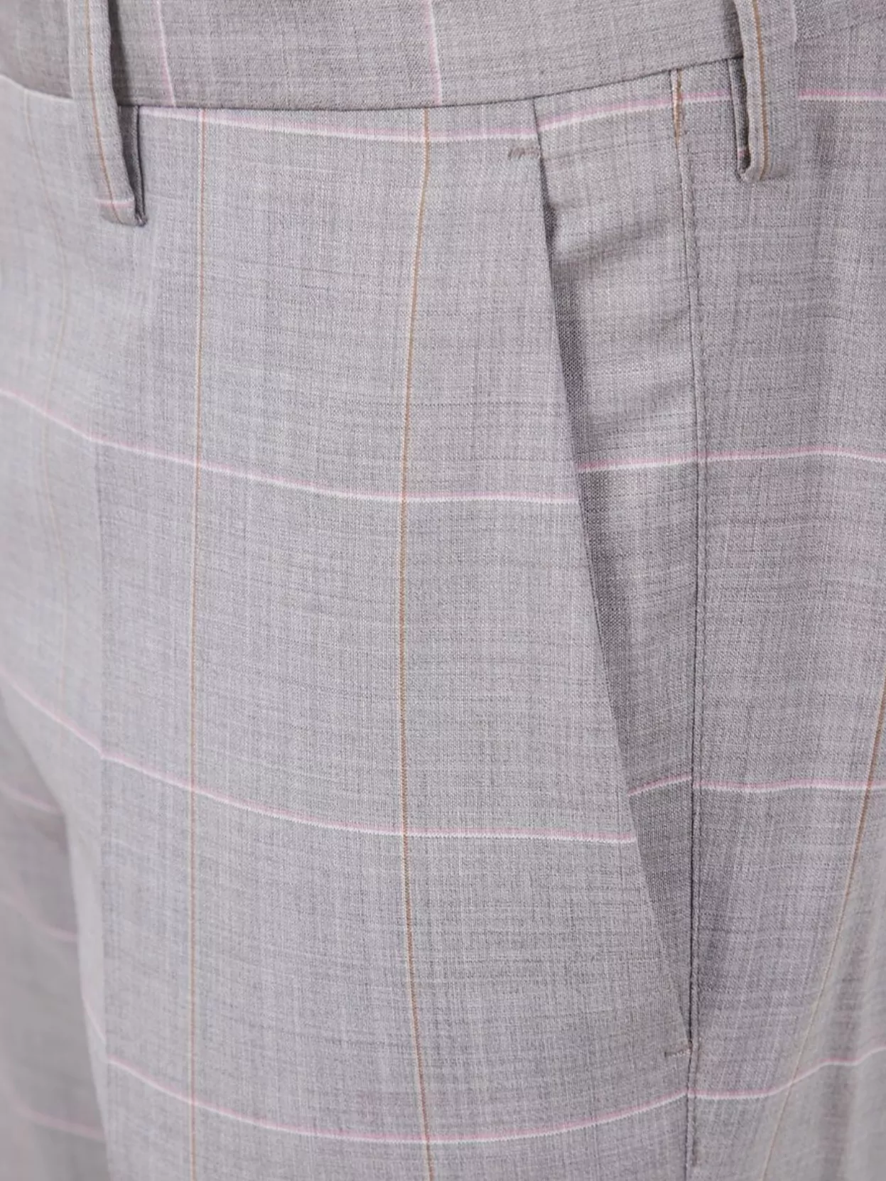 Paul Smith Men's Trousers With Check Pattern And Pockets