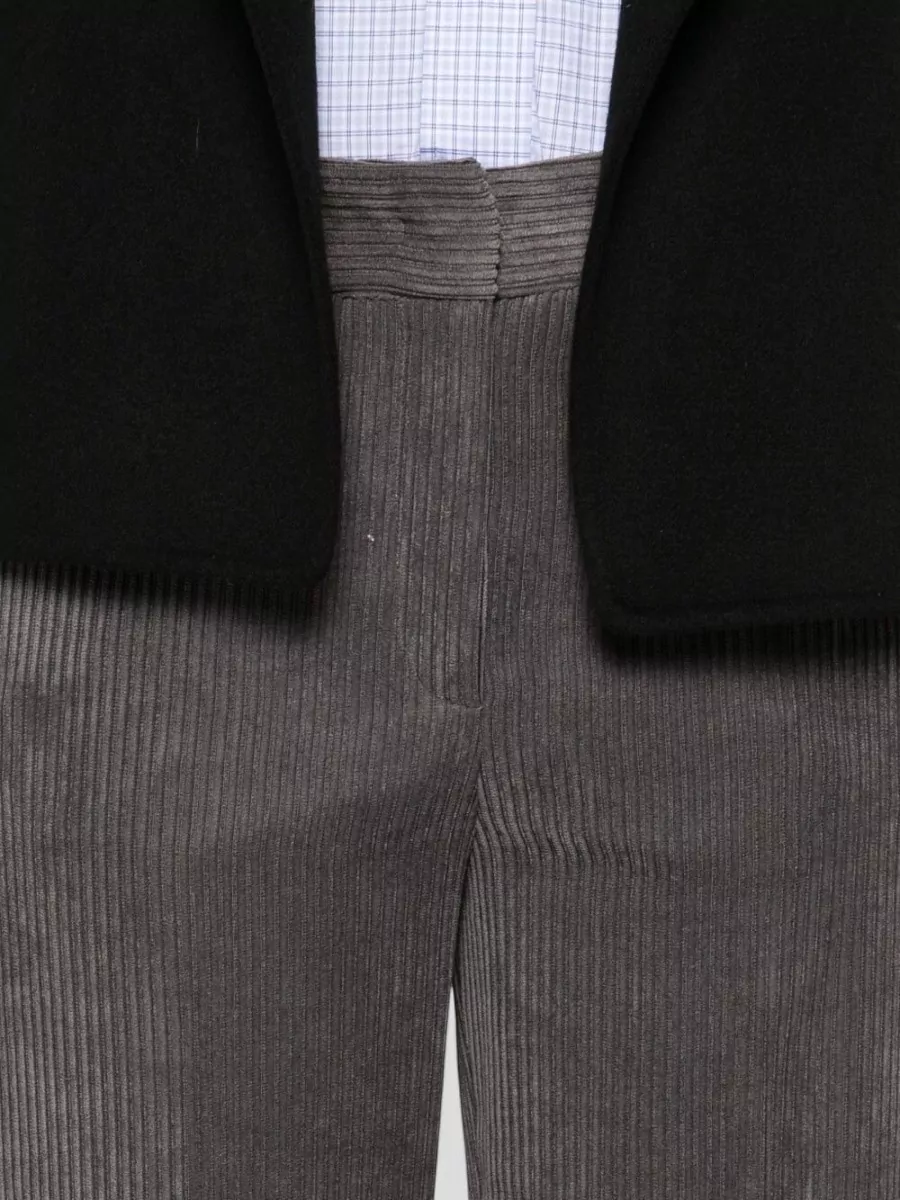 Via Masini 80 Corduroy Wide-Leg Trousers