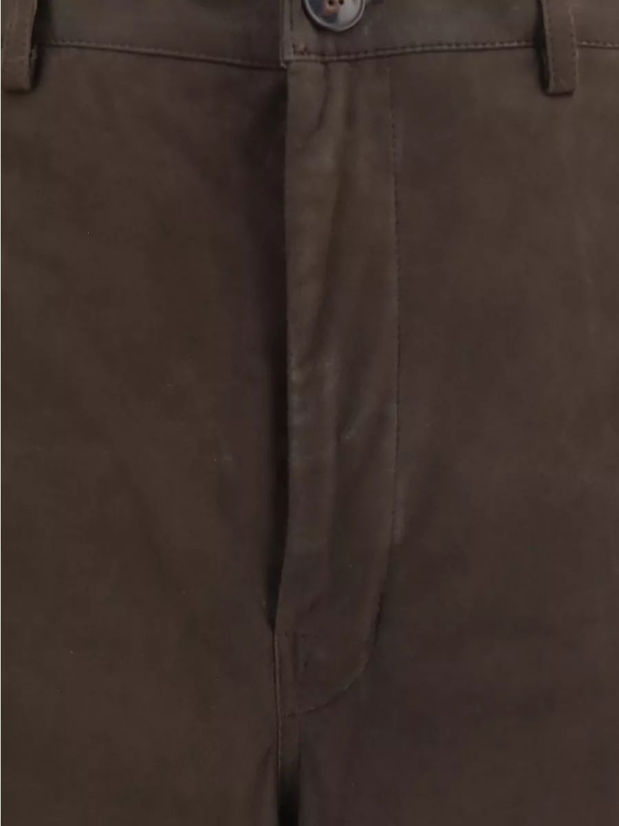 Rick Owens Leather Wide-Leg Trousers