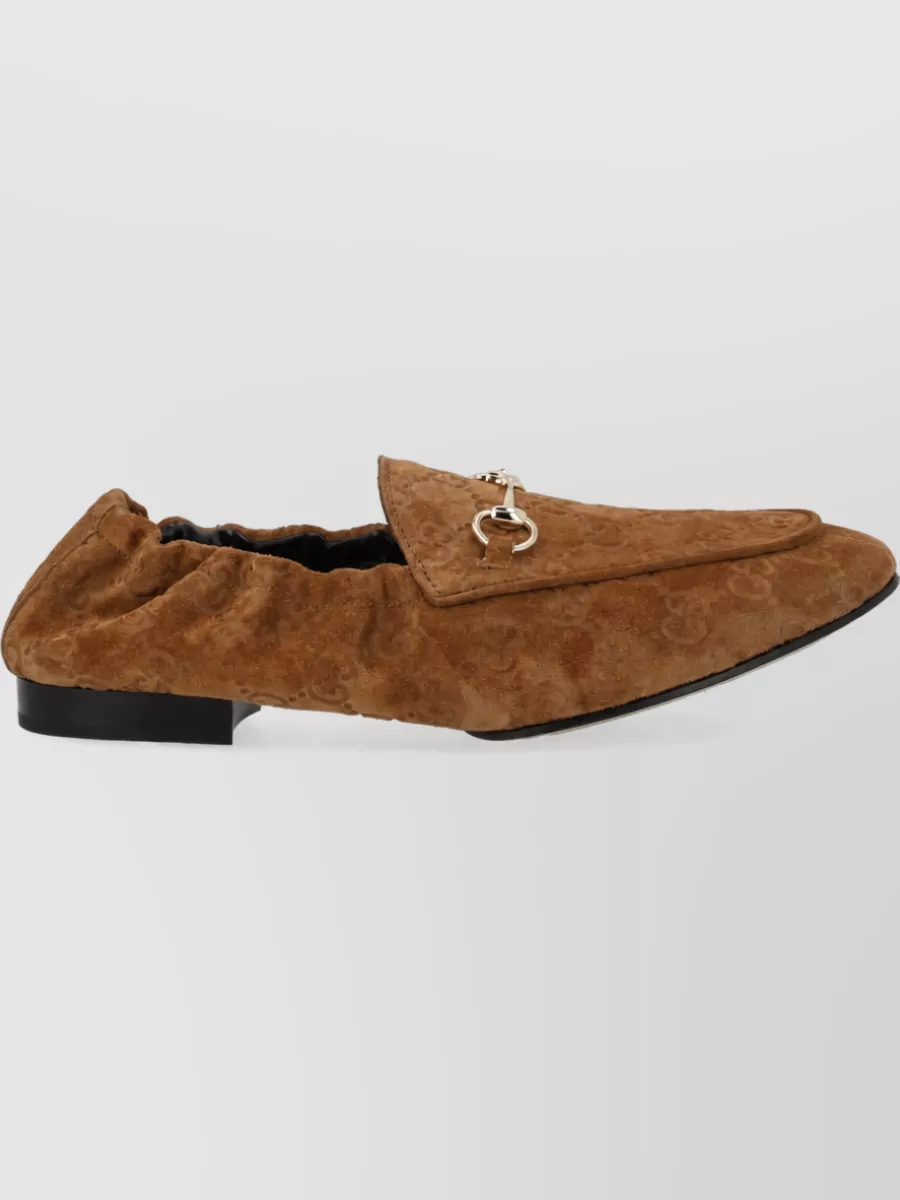 Gucci Gg Loafer Mule Chain Detail