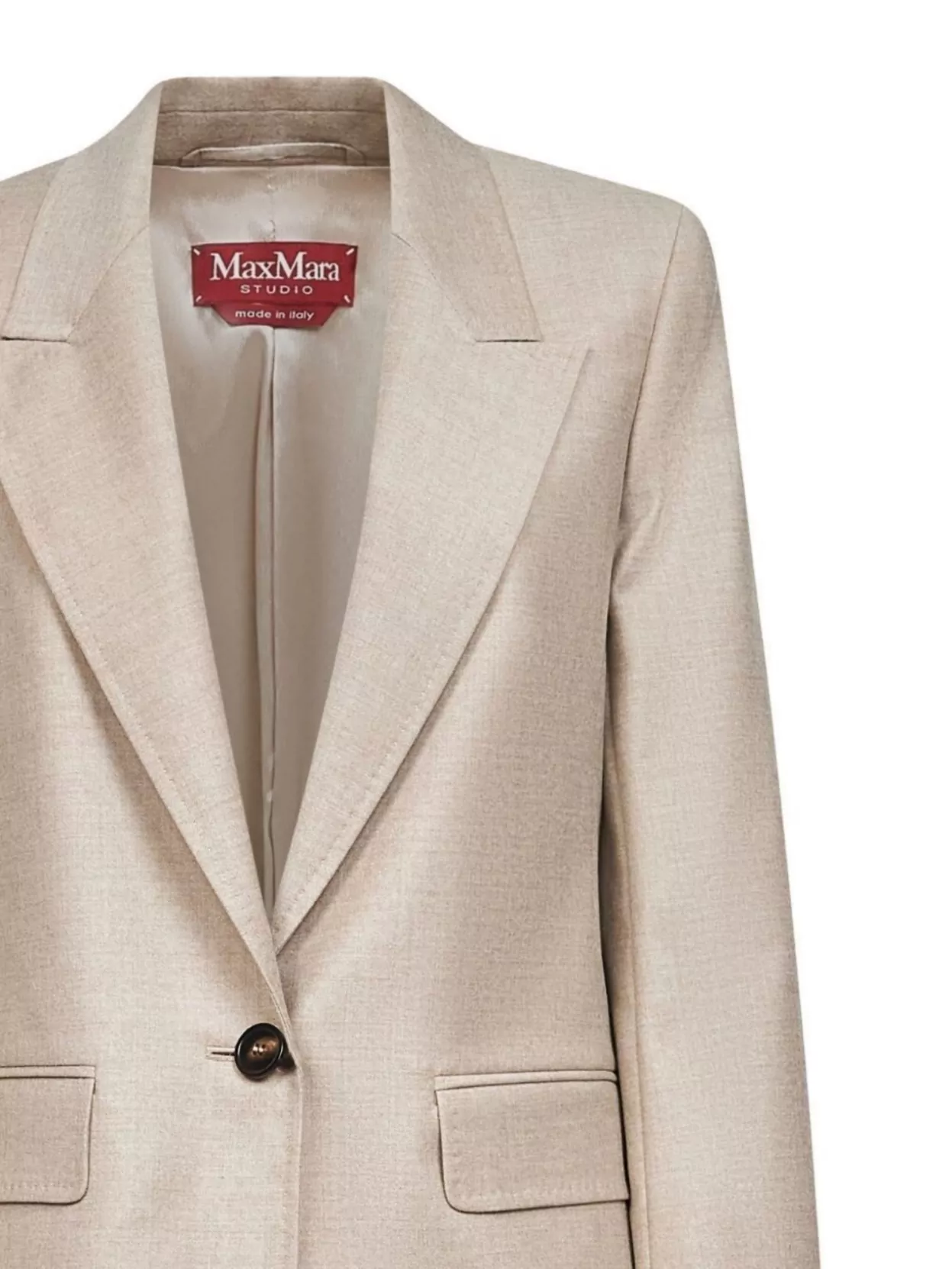 Max Mara Relaxed Fit Jacket Flap Pockets