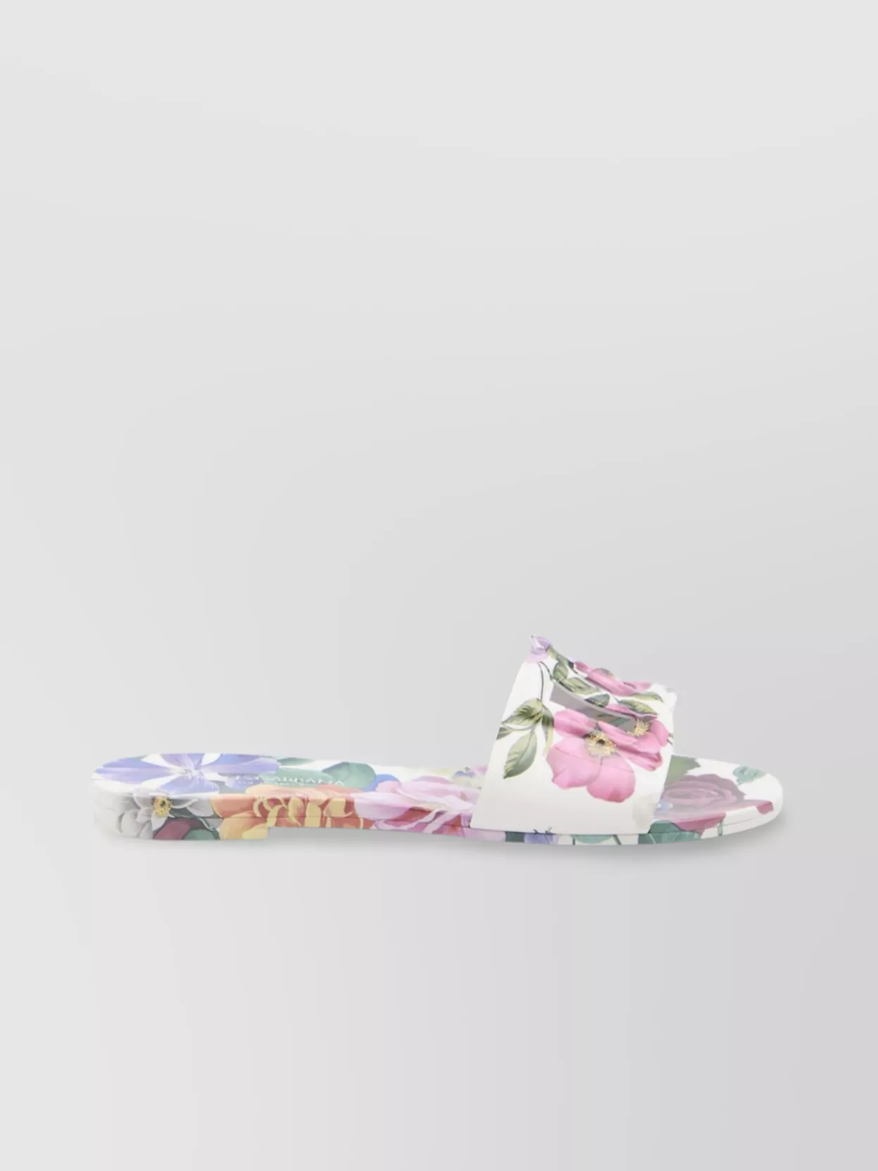 Dolce & Gabbana Floral Rubber Beach Slides