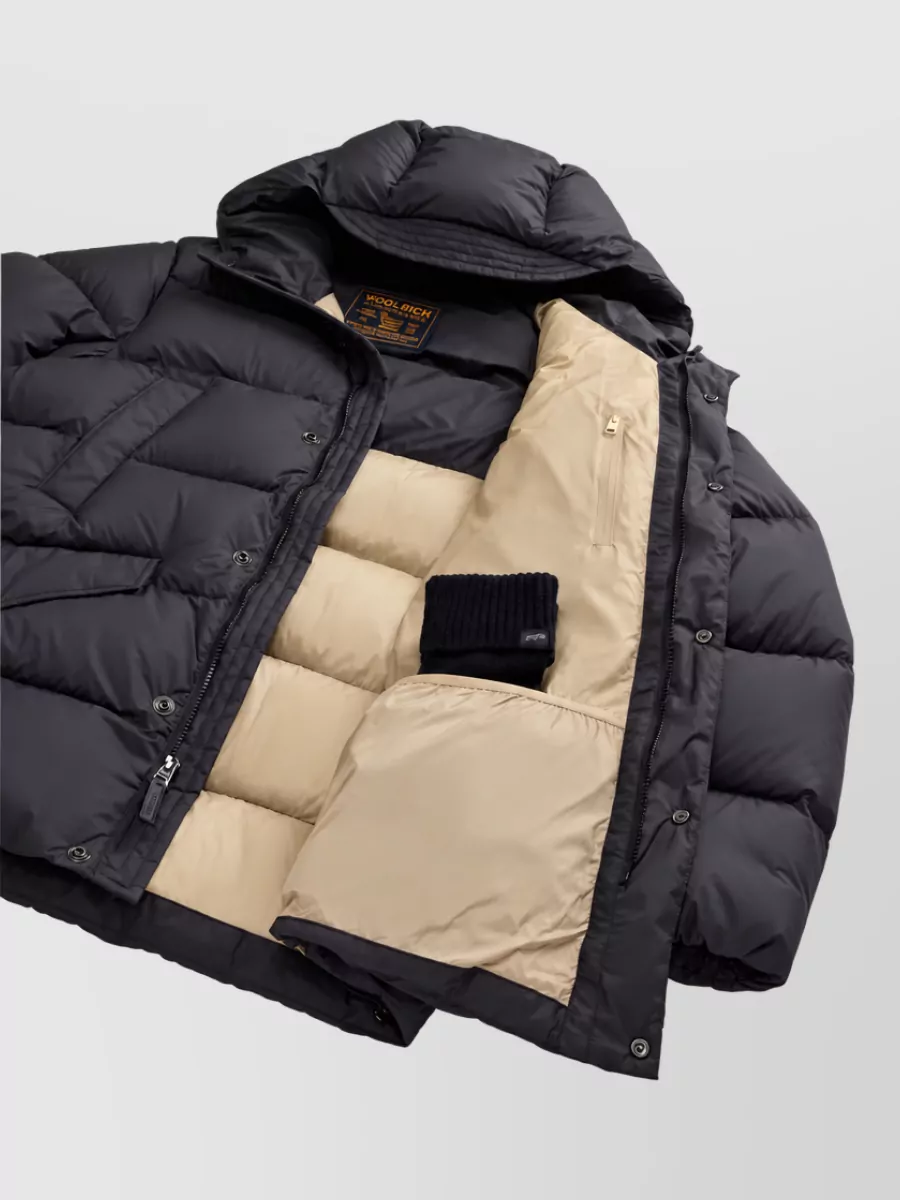 Woolrich Quilted Hooded Parka