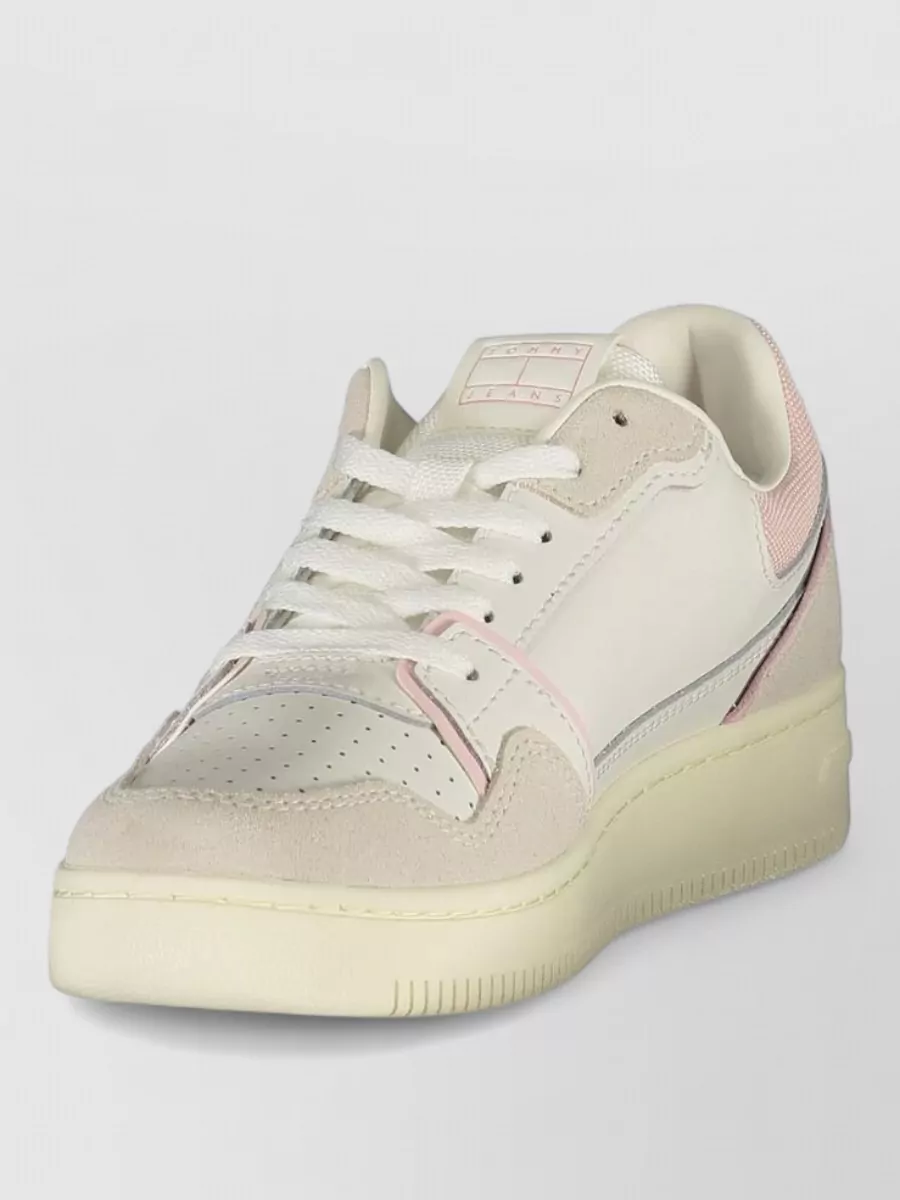 Tommy Hilfiger leather lace-up sneakers