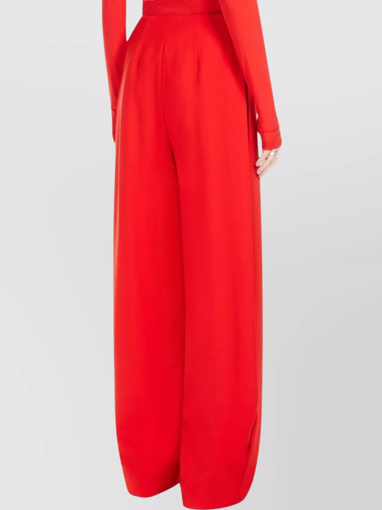 Sportmax Wide-Leg High-Rise Trousers Oversized Volume