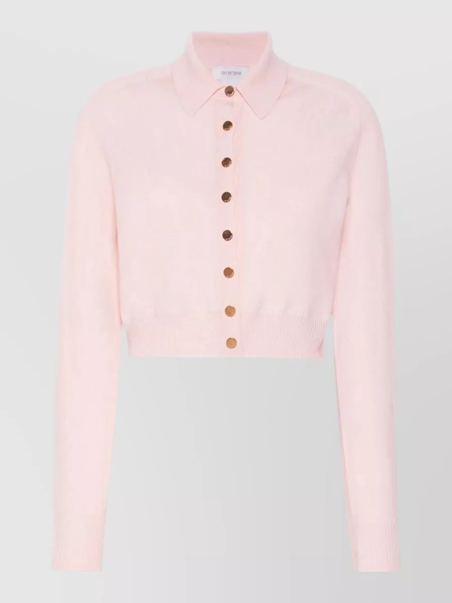 Sportmax virgin wool ribbed hem regular-fit cardigan