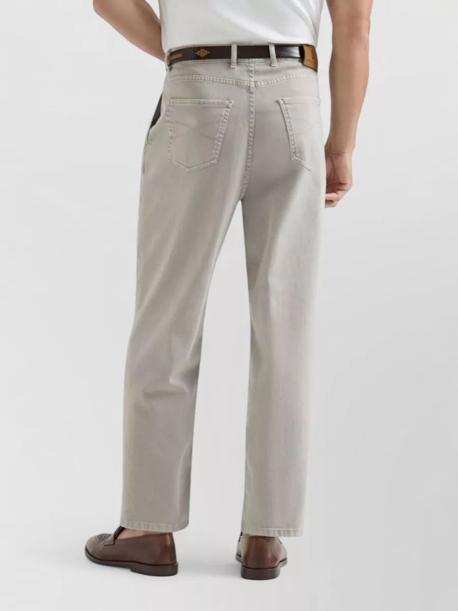 Brunello Cucinelli Pleated Straight-Leg Trousers