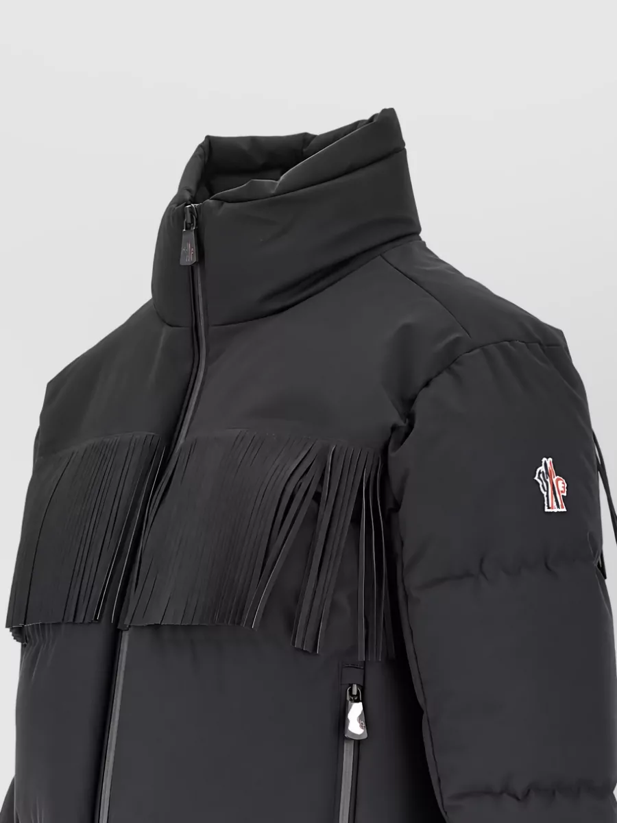 Moncler Grenoble Down Fringe Puffer Jacket