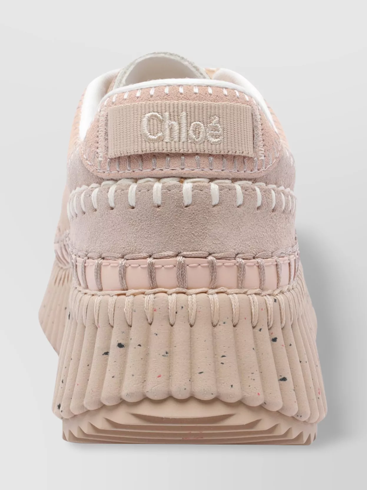 Chloé Low Top Sneakers Contrast Stitching