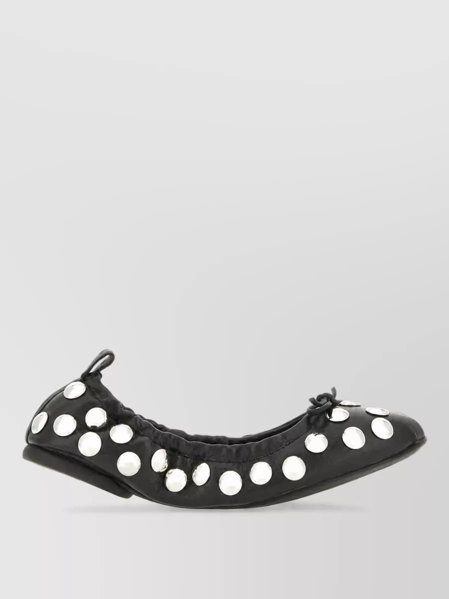 Hogan Leather Ballerina Shoes