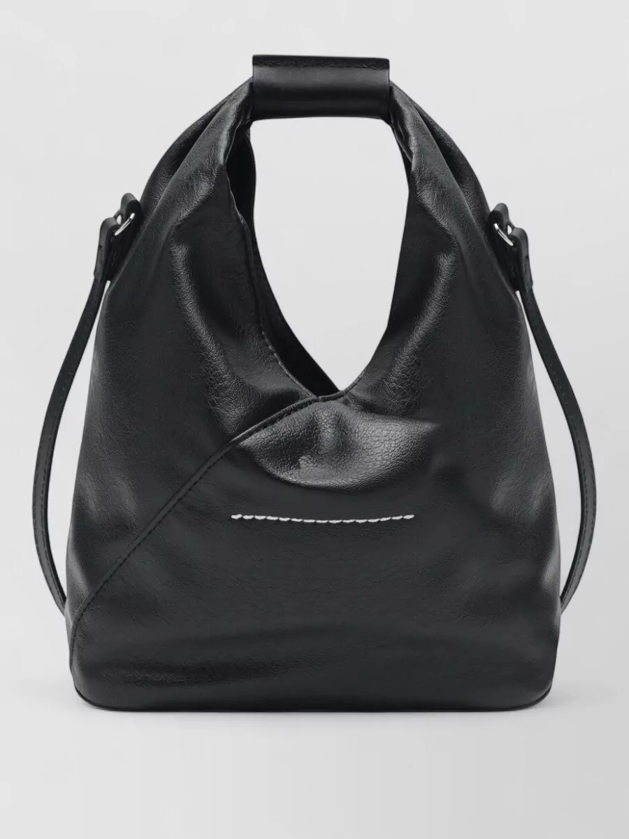 Mm6 Maison Margiela japanese synthetic leather bucket bag
