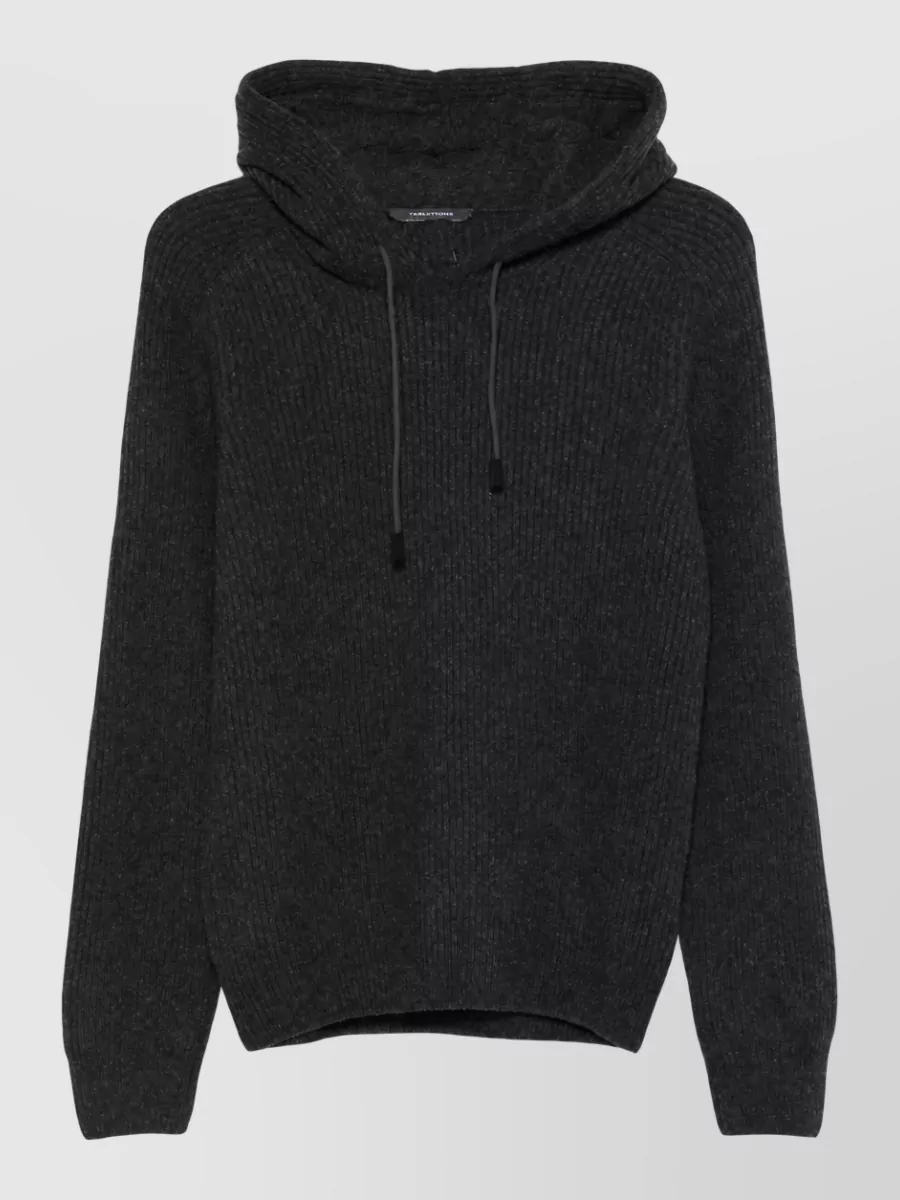 Tagliatore ribbed hooded sweater