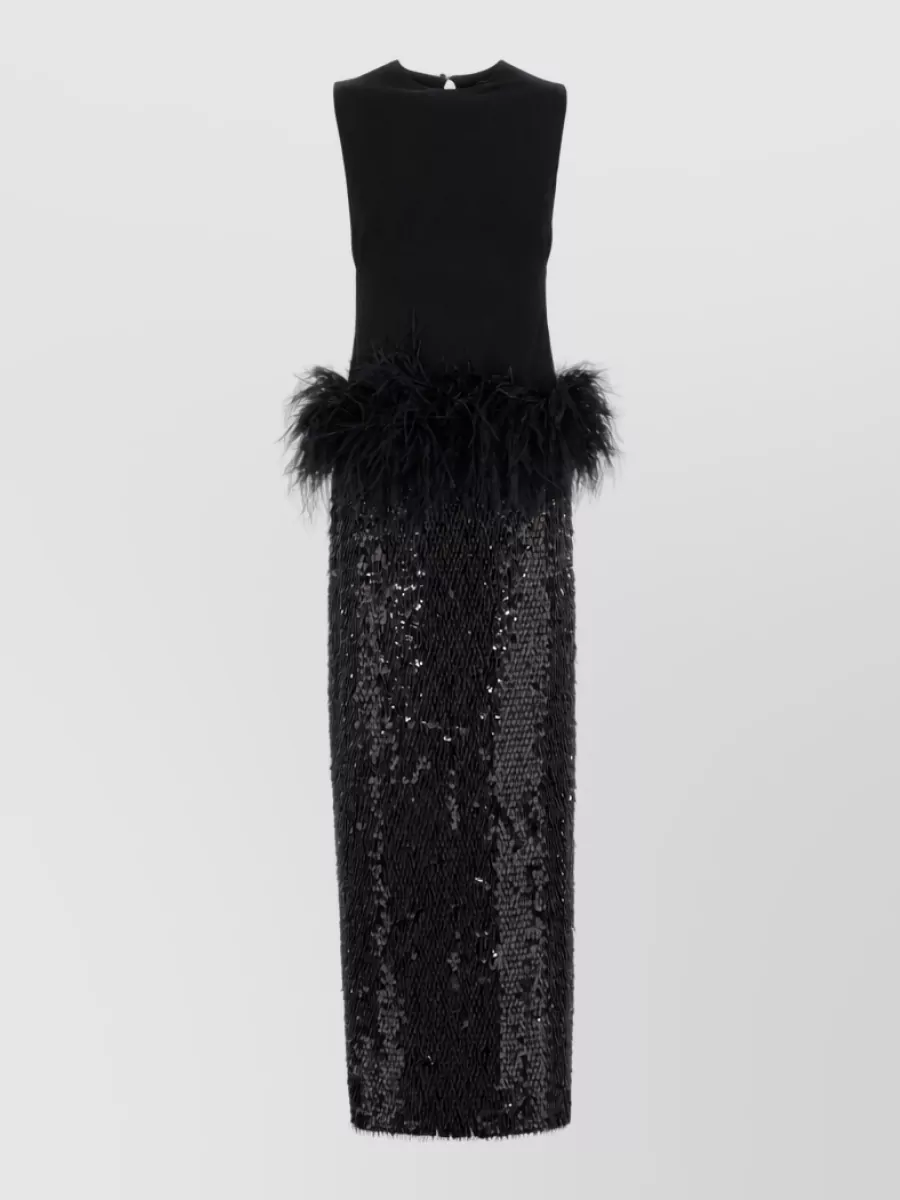 Taller Marmo cady midi dress