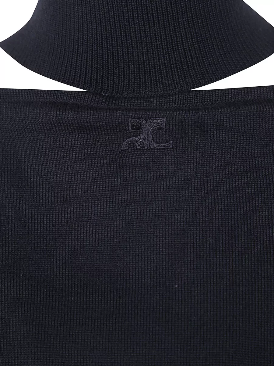 Courrèges Merino Wool Cutout Sweater