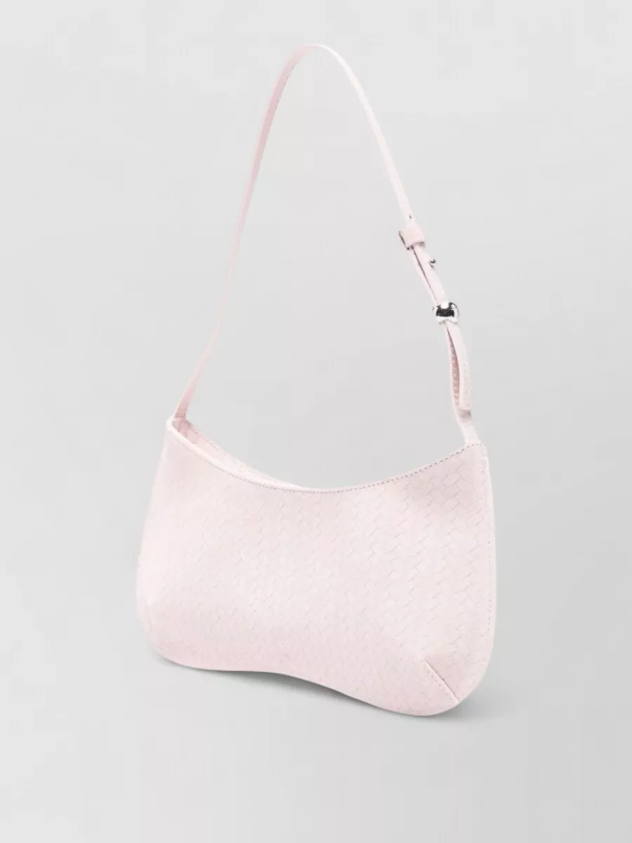 Jacquemus Le Bisou Leather Curved Shoulder Bag