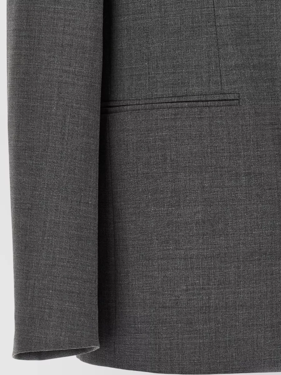 Mm6 Maison Margiela Wool Blazer Single Breasted Long Sleeves