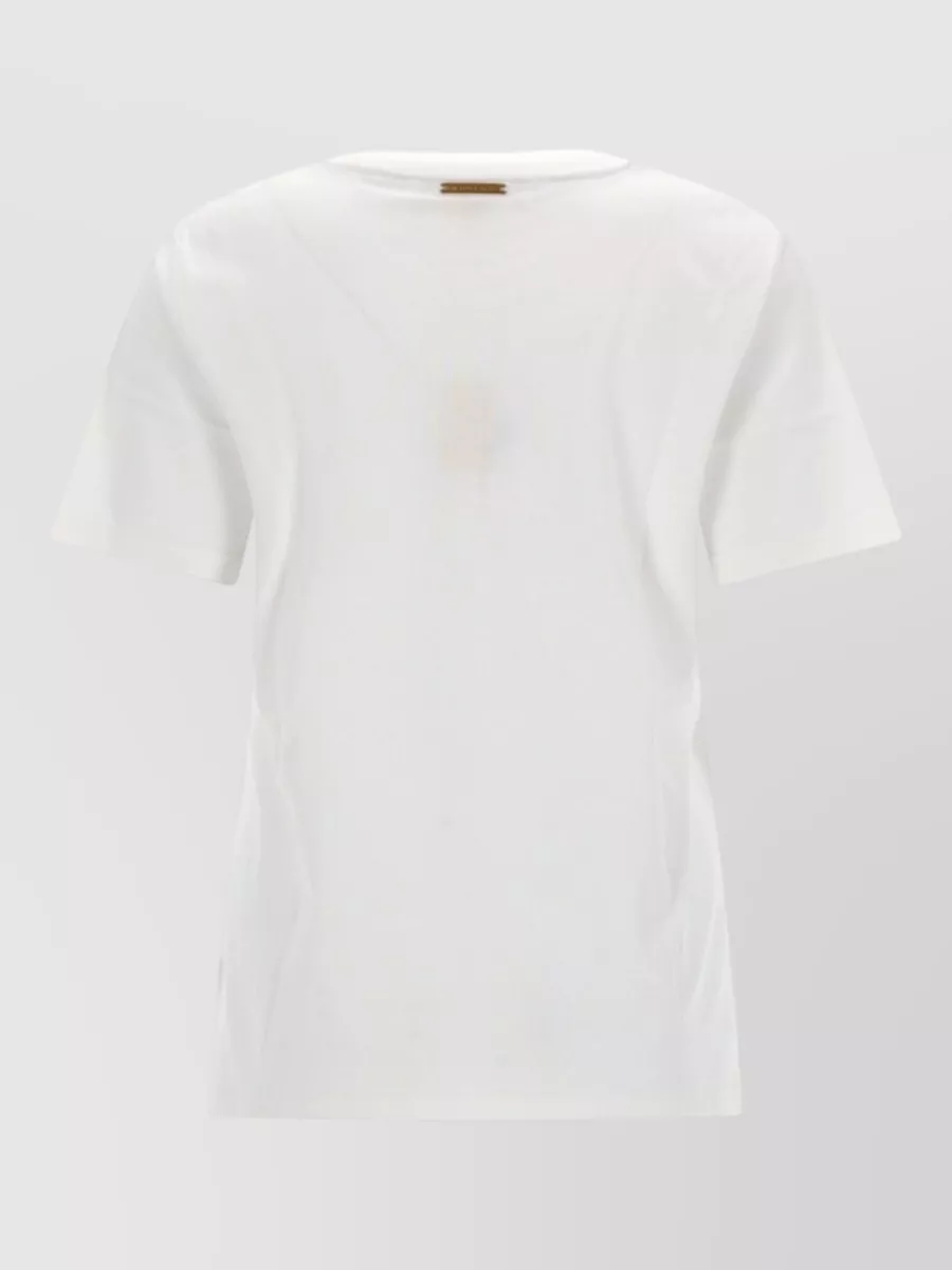 Michael Kors Studded Organic Cotton Regular-Fit T-Shirt