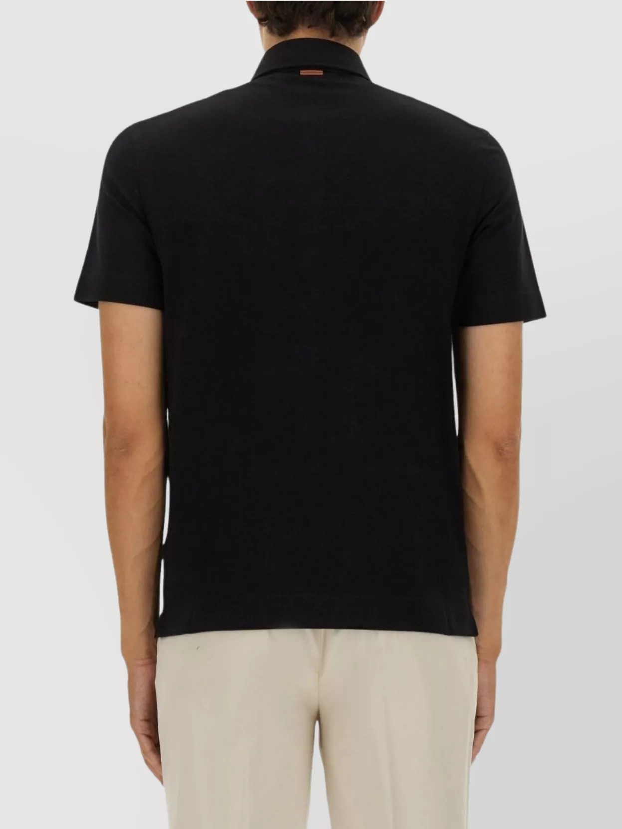Zegna Polo Shirt With Chest Pocket And Collar
