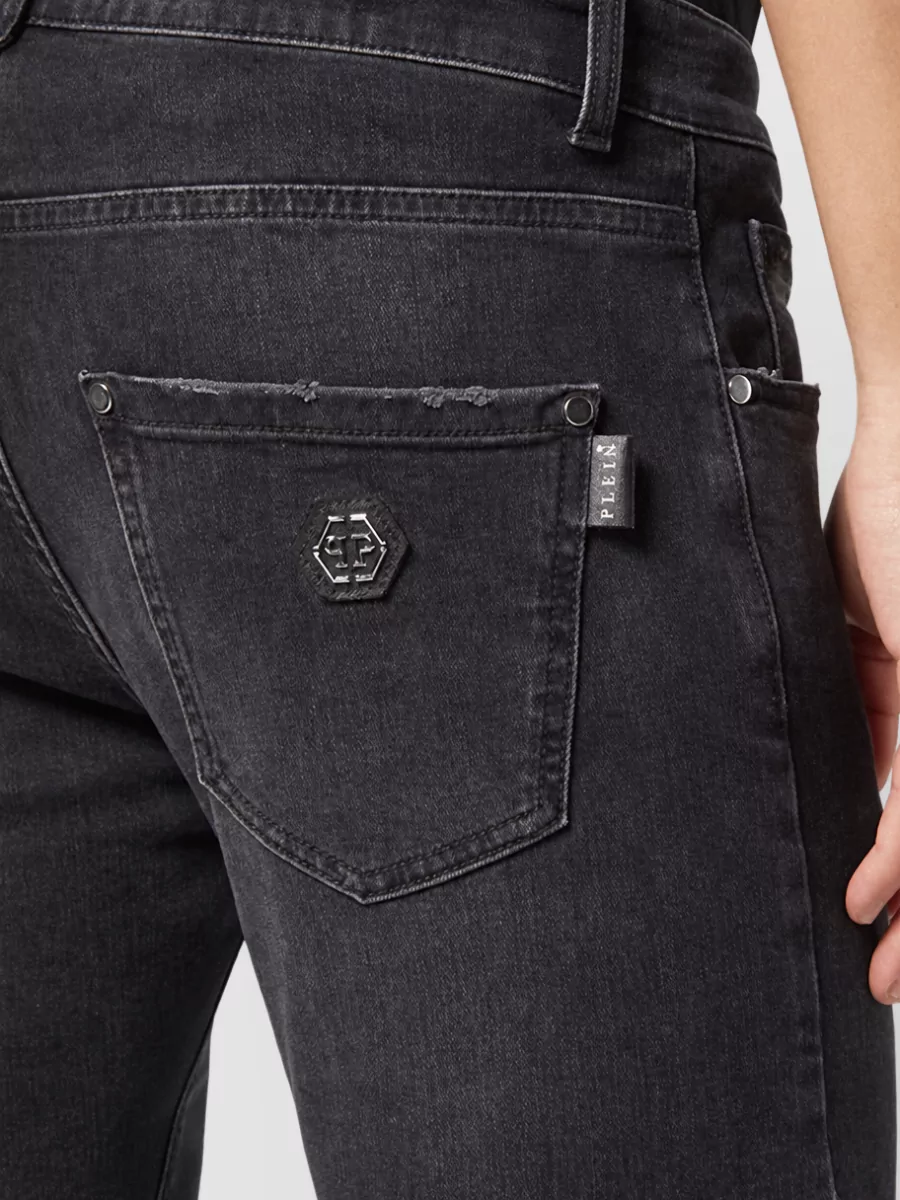 Philipp Plein Denim Skinny Trousers
