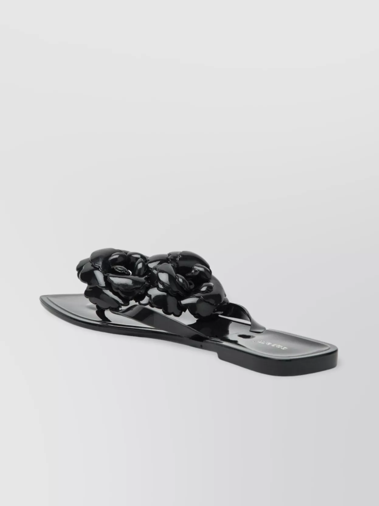 Coperni Flower Appliqué Flat Sole Flip Flops