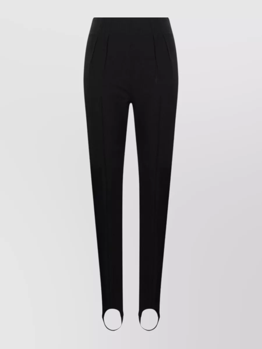 Mugler wool straight-leg tailored trousers