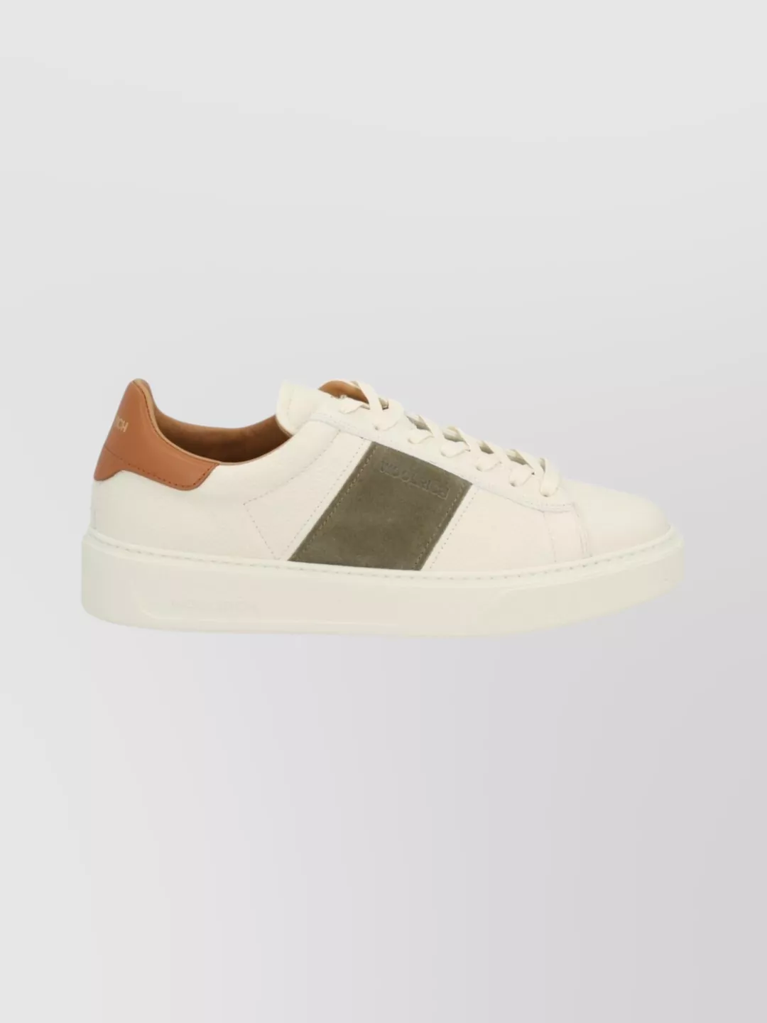 Woolrich Modern Low-Top Sneakers With Contrasting Heel Tab