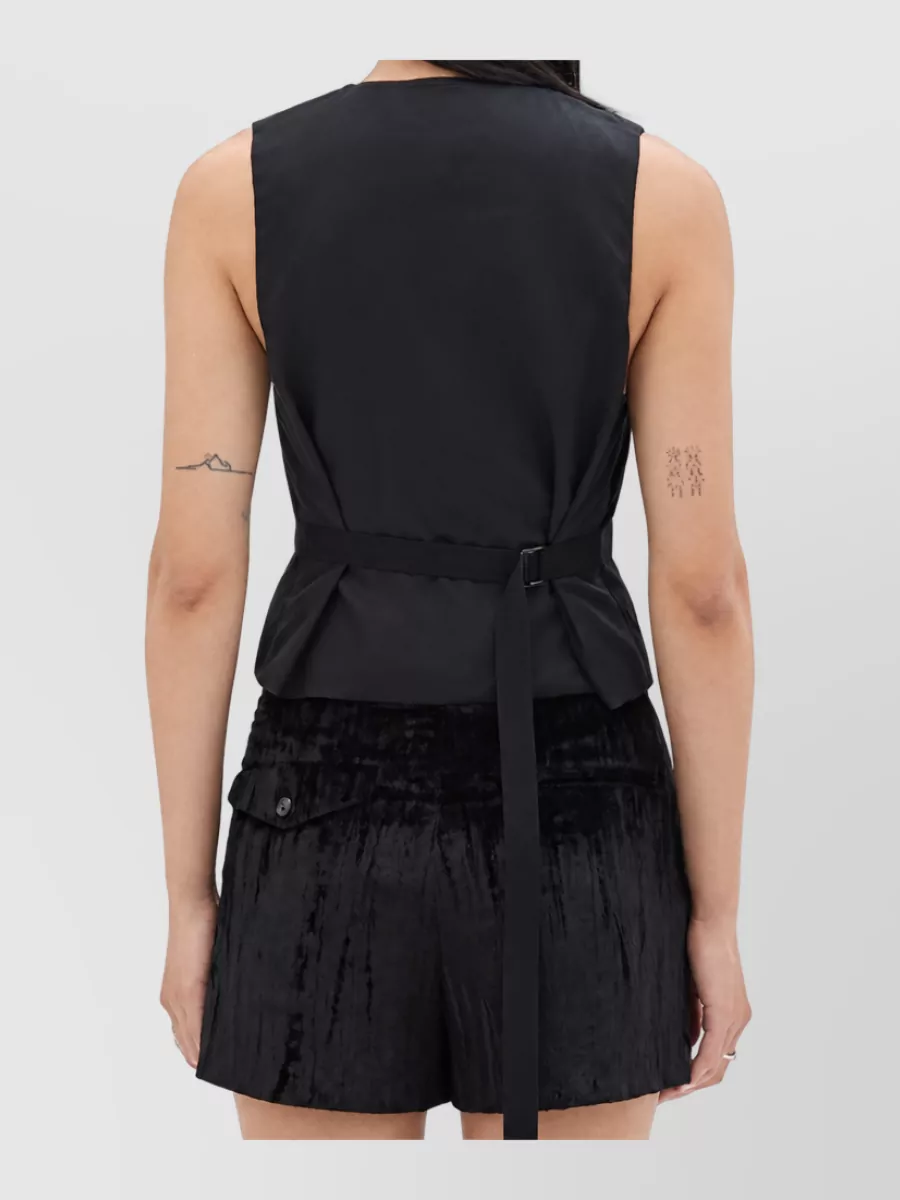 Ann Demeulemeester Satin Waistcoat