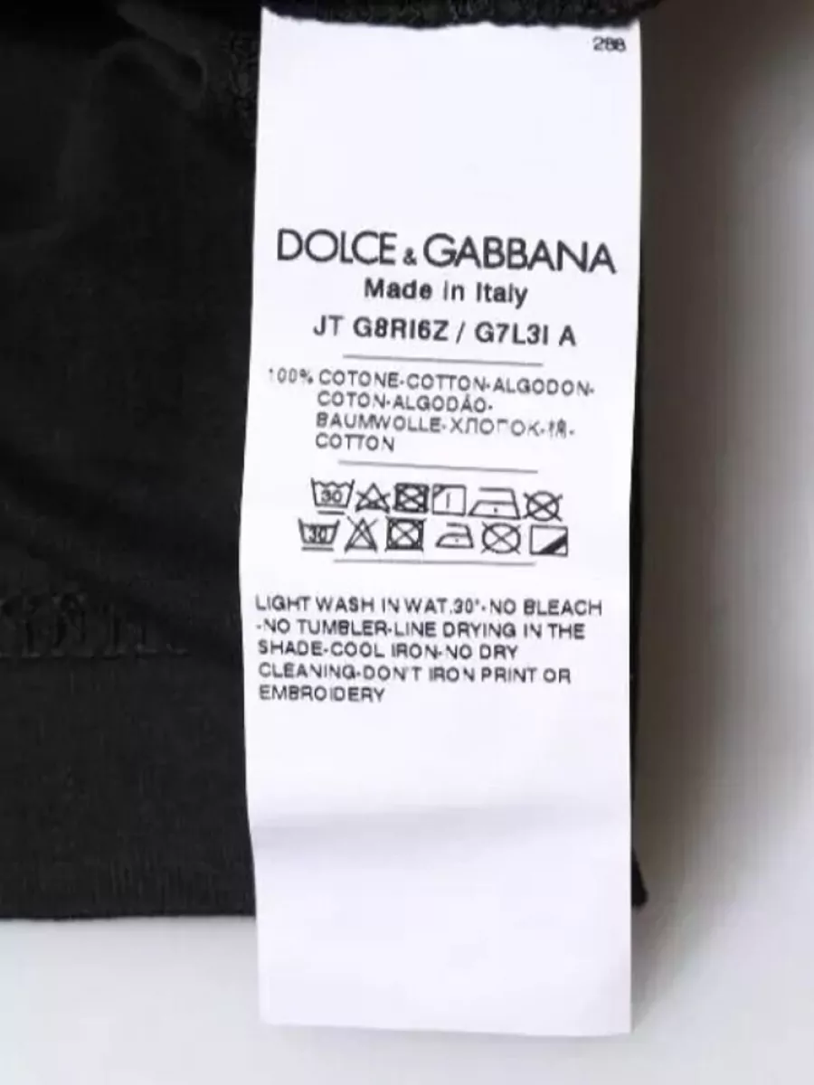 Dolce&Gabbana Cotton Crew Neck Short-Sleeve T-Shirt
