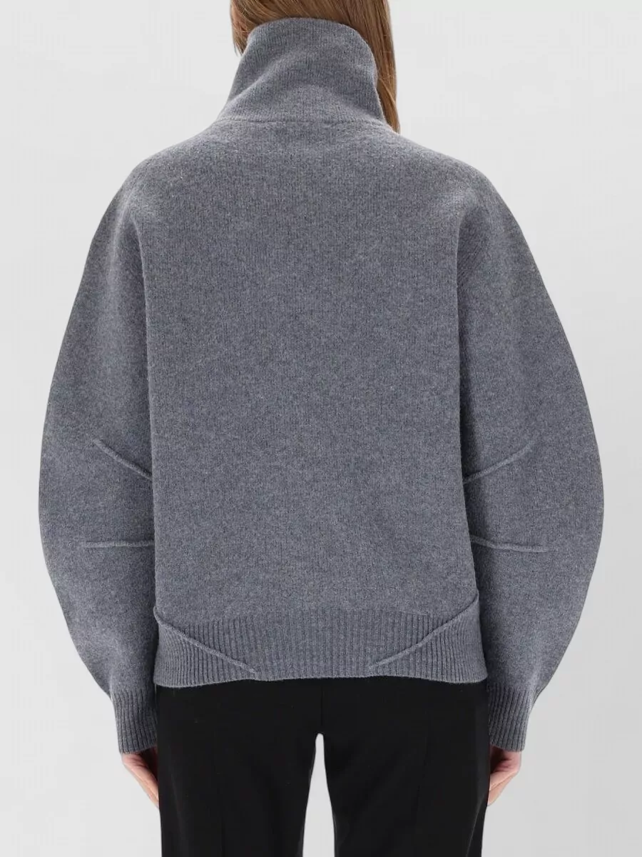 Helmut Lang Merino Wool Zippered Hoodie