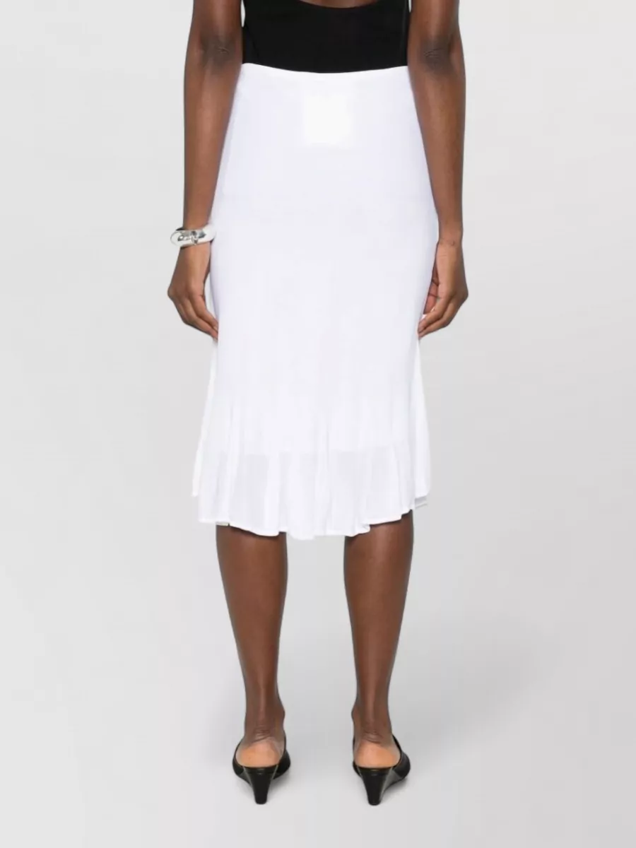 Totême Fine-Knit Fluted Midi Skirt