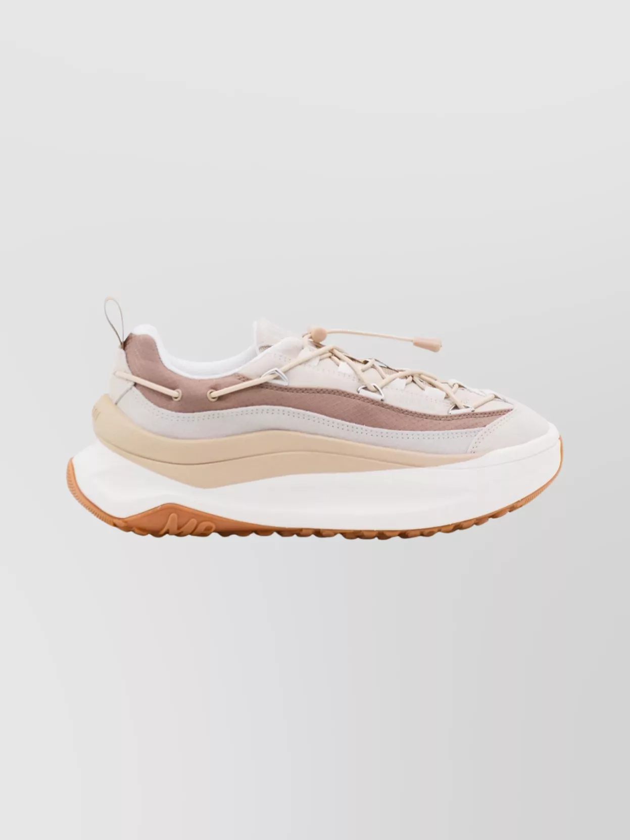 Moon Boot Chunky Sole Sneakers Featuring Mesh Panels