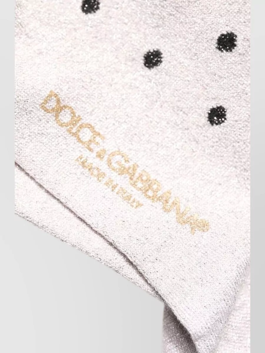 Dolce&Gabbana Viscose Dotted Socks