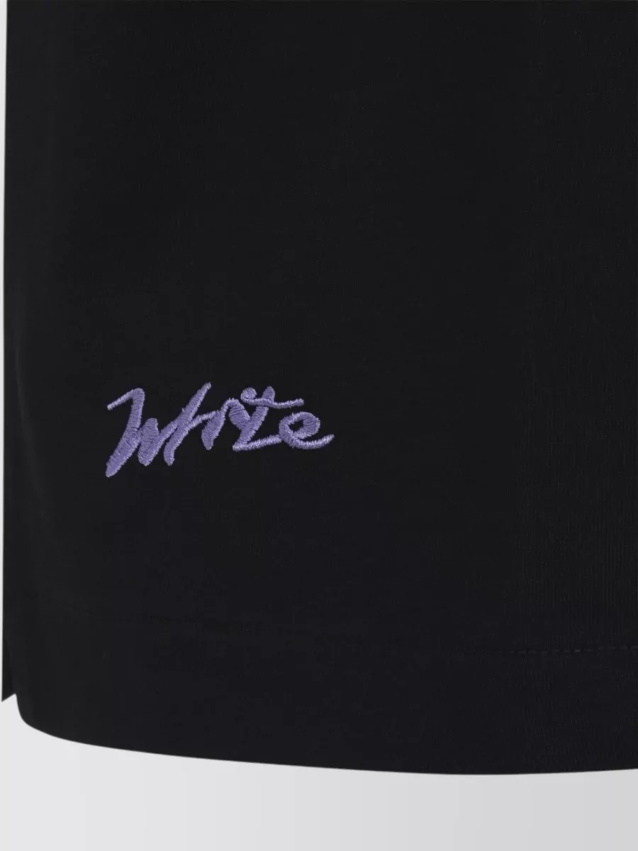 Off-White Cotton Archigeography Arrow Printed Short-Sleeve T-Shirt