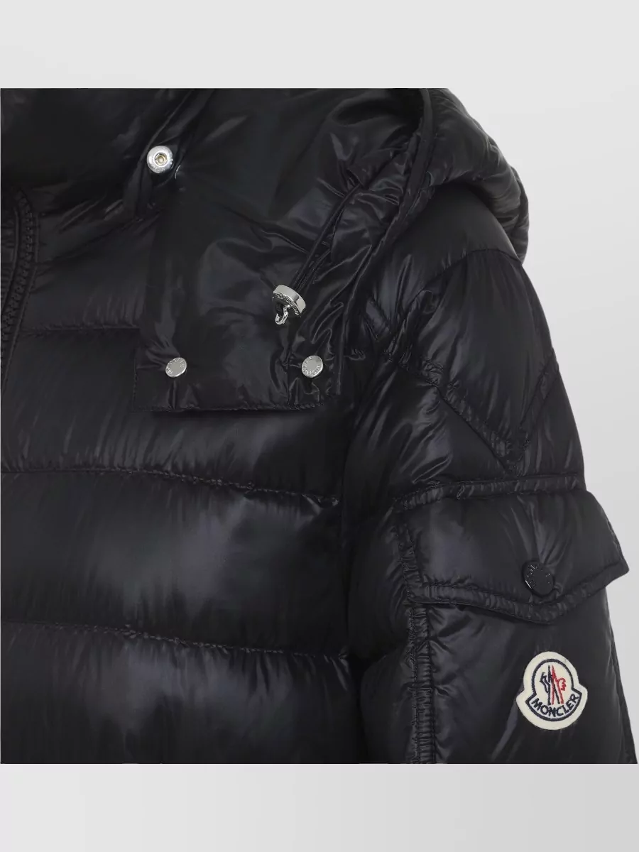 Moncler Dalles Hooded Quilted Jacket Side Pockets