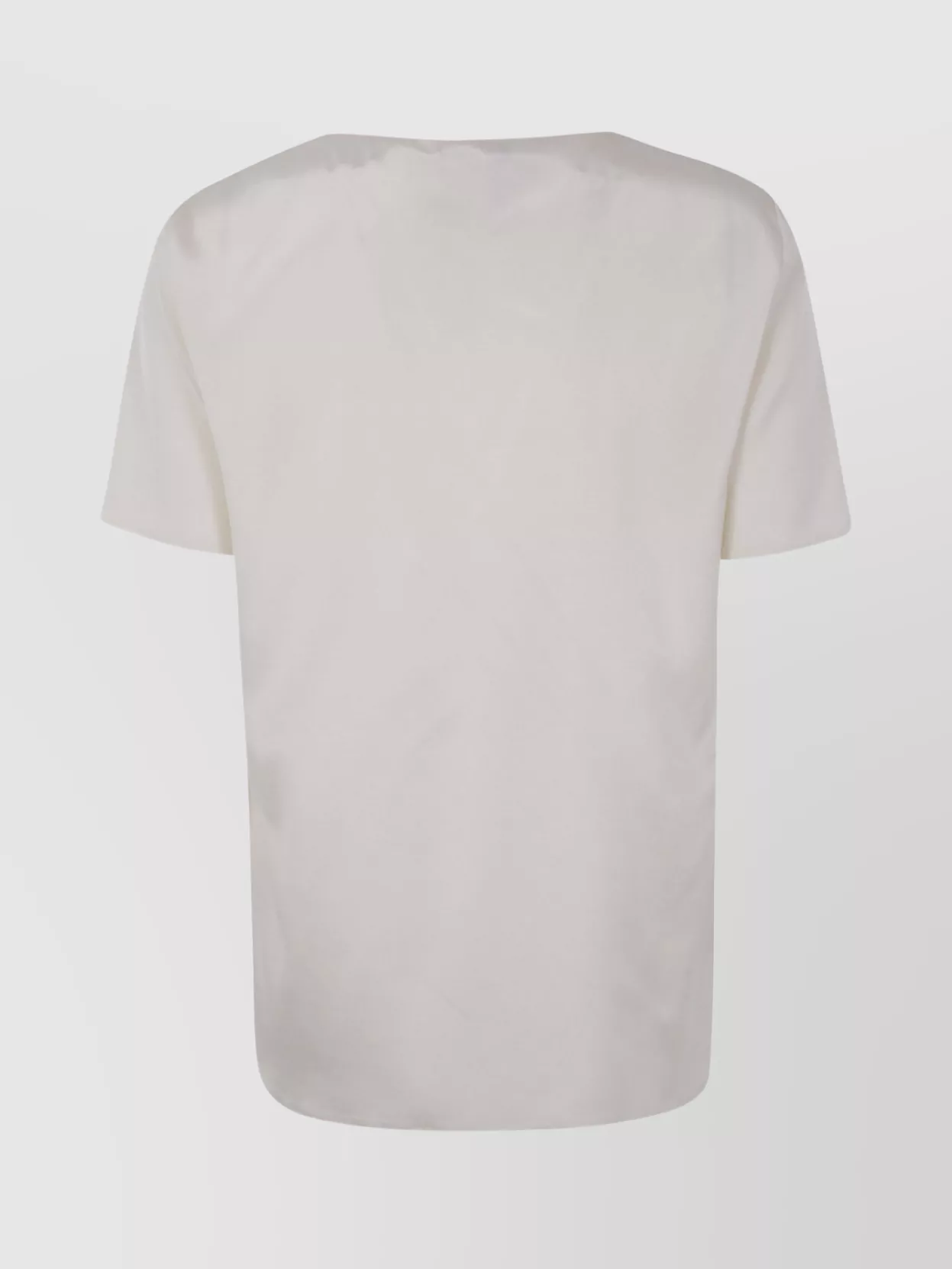 Max Mara Silky Shirt "aris" In White