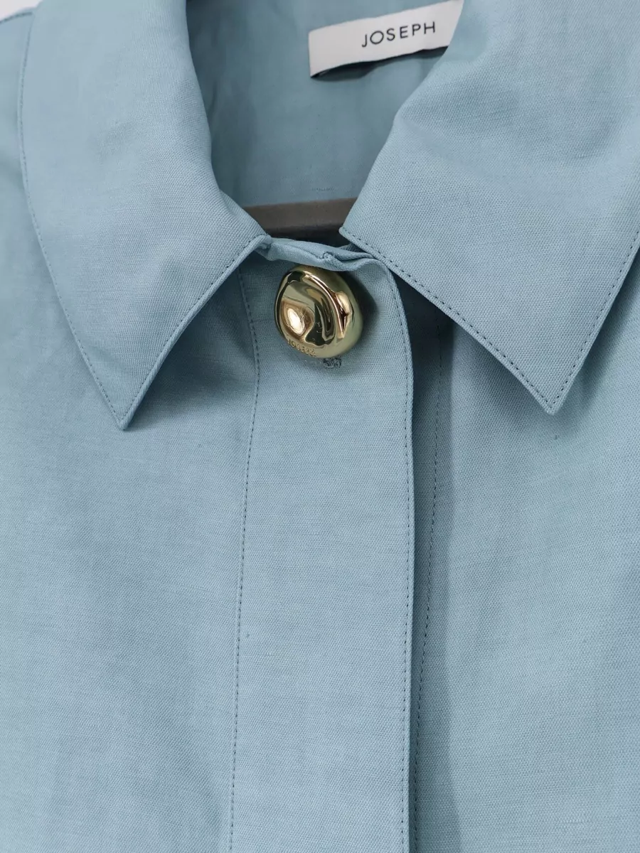 Joseph Asymmetric Short-Sleeve Shirt