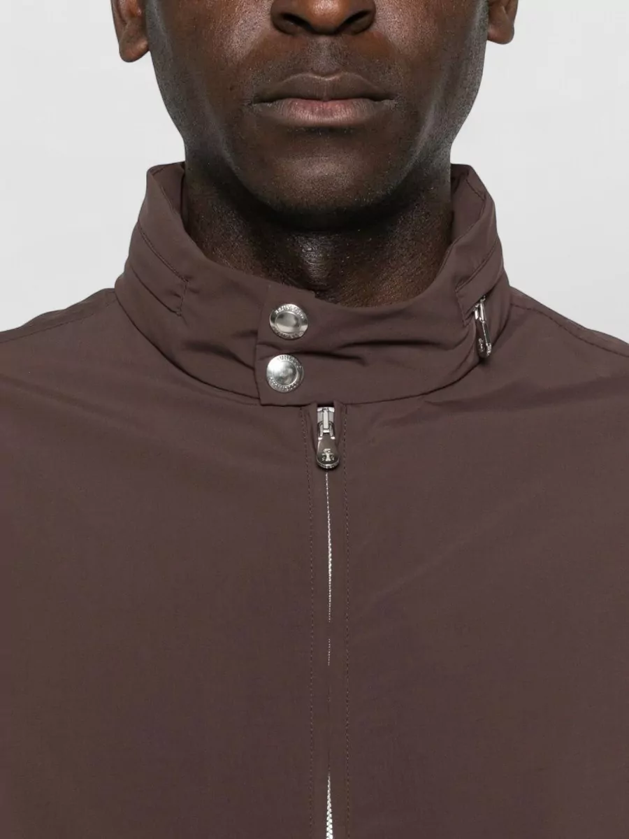 Brunello Cucinelli Technical Blouson Jacket High Collar Design