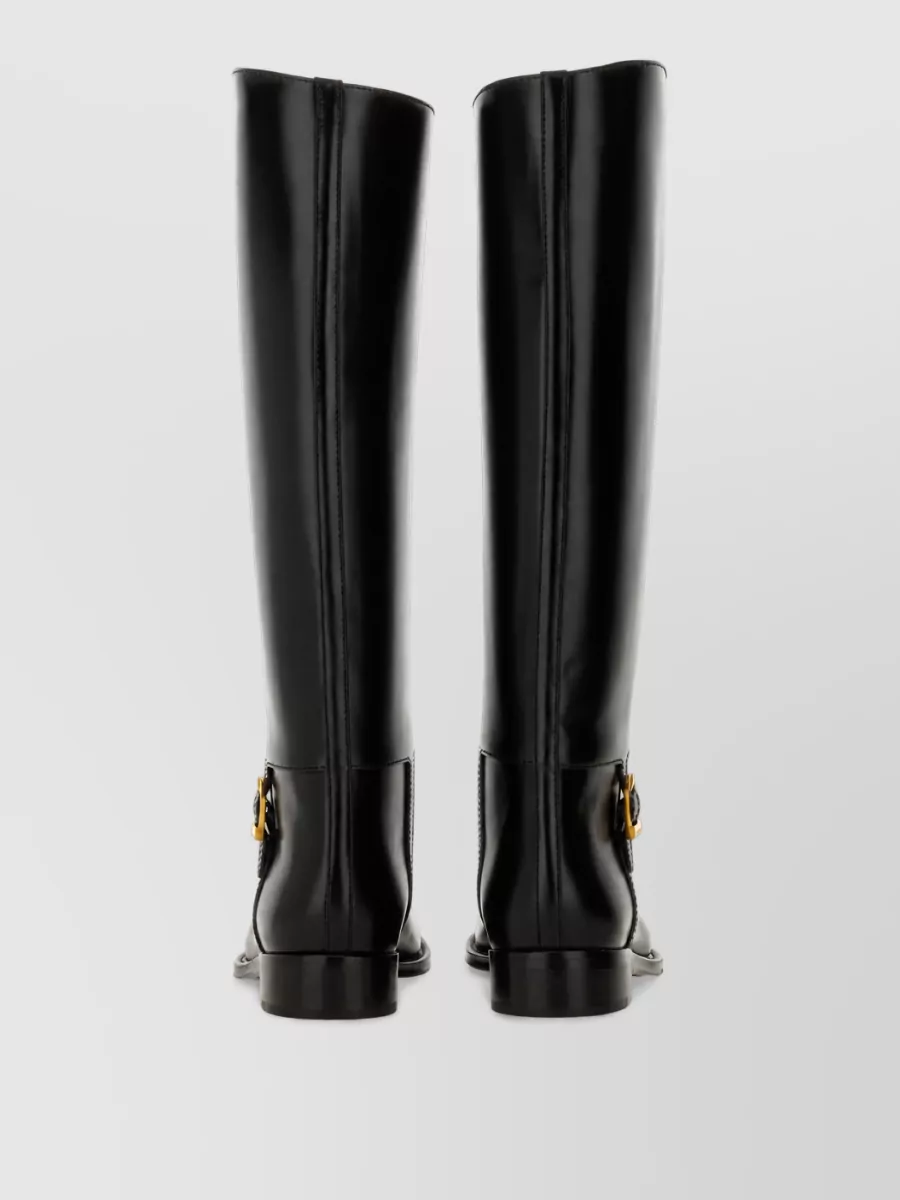 Saint Laurent Leather Horny Boots