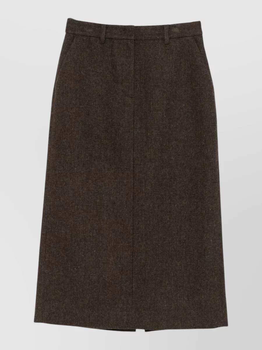 Dunst Midi Straight Skirt
