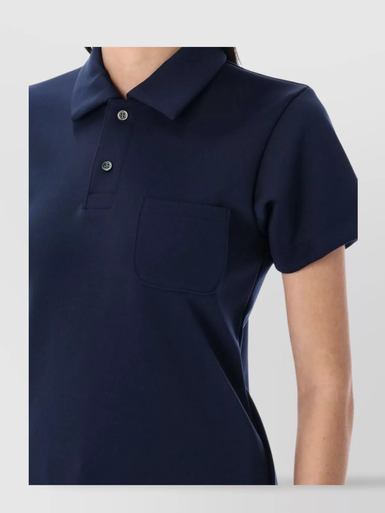 Shop Comme Des Garçons Polo Chest Pocket Shirt