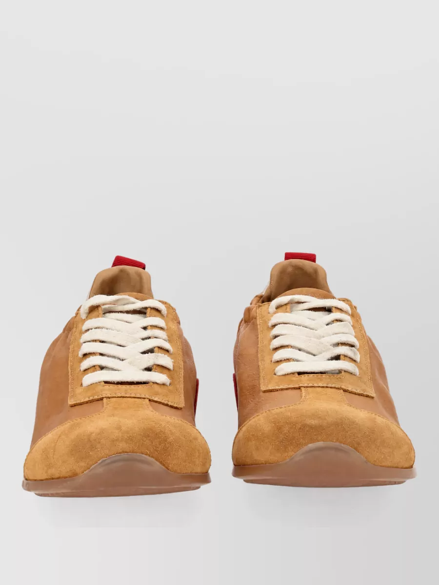 Uma Wang leather low-top sneakers