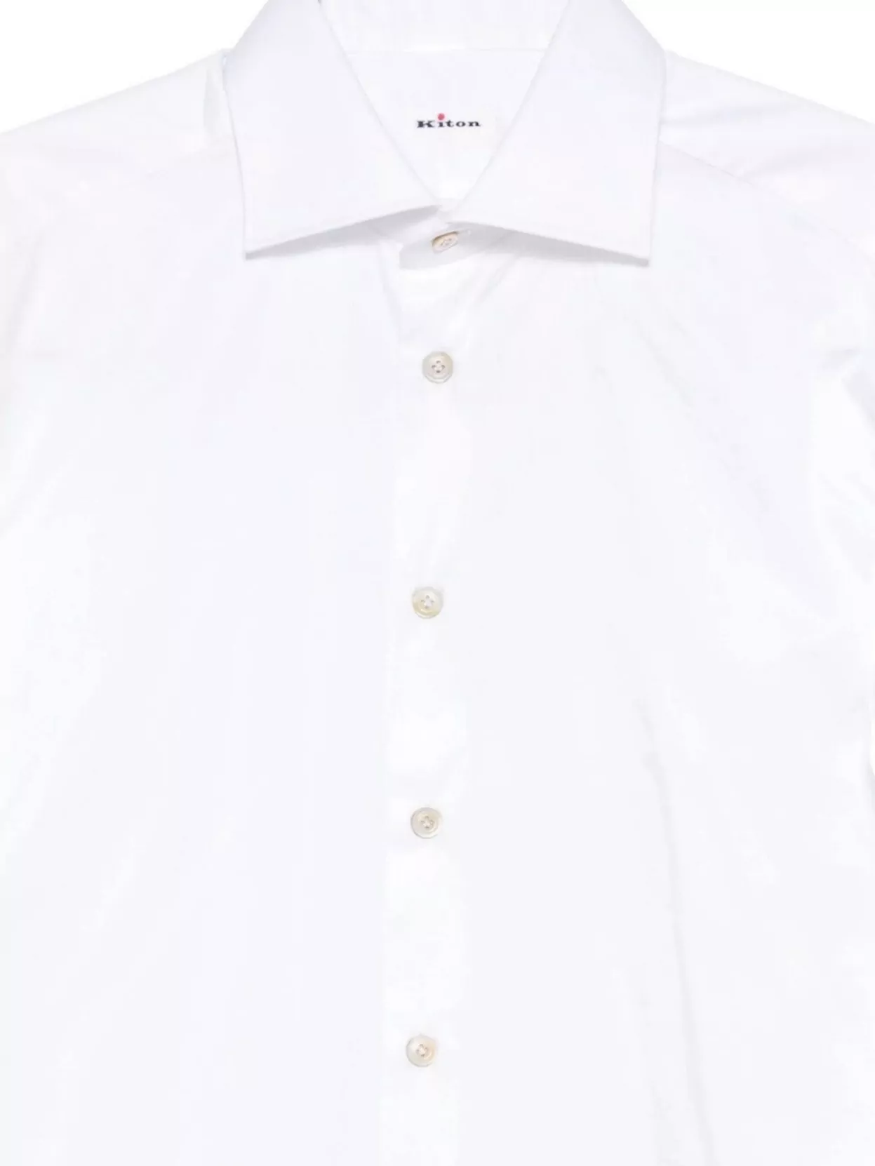 Kiton Long-Sleeved Shirt Button-Down Collar