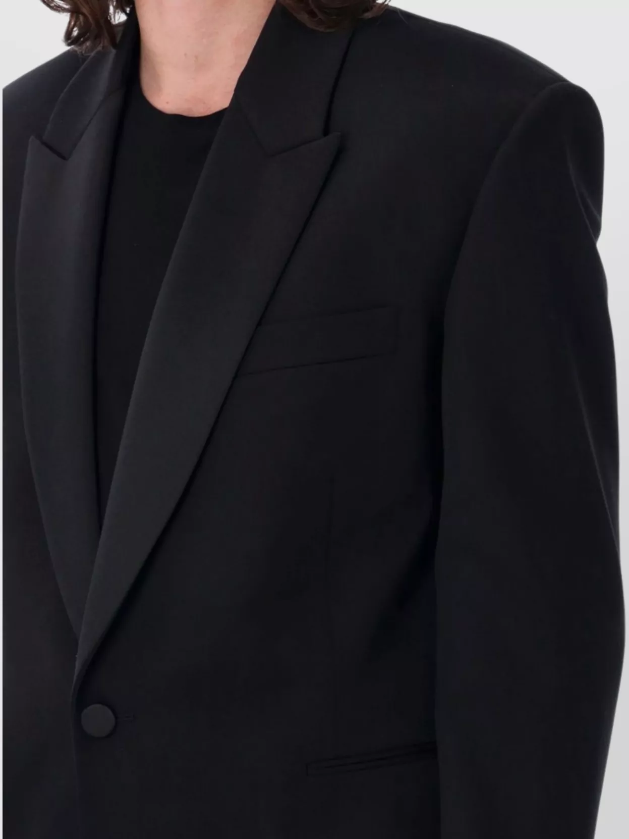 Saint Laurent Single Button Smoking Jacket