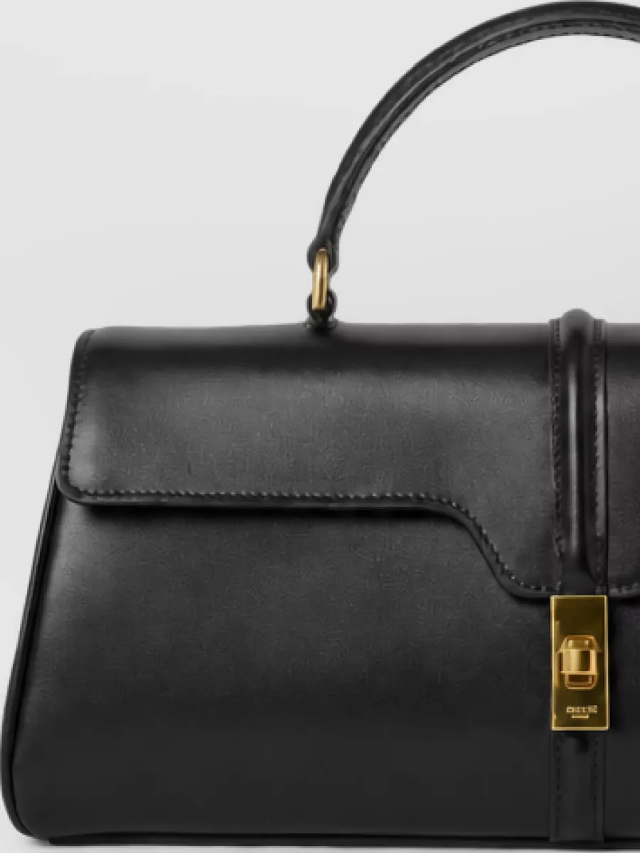 Celine leather clutch bag