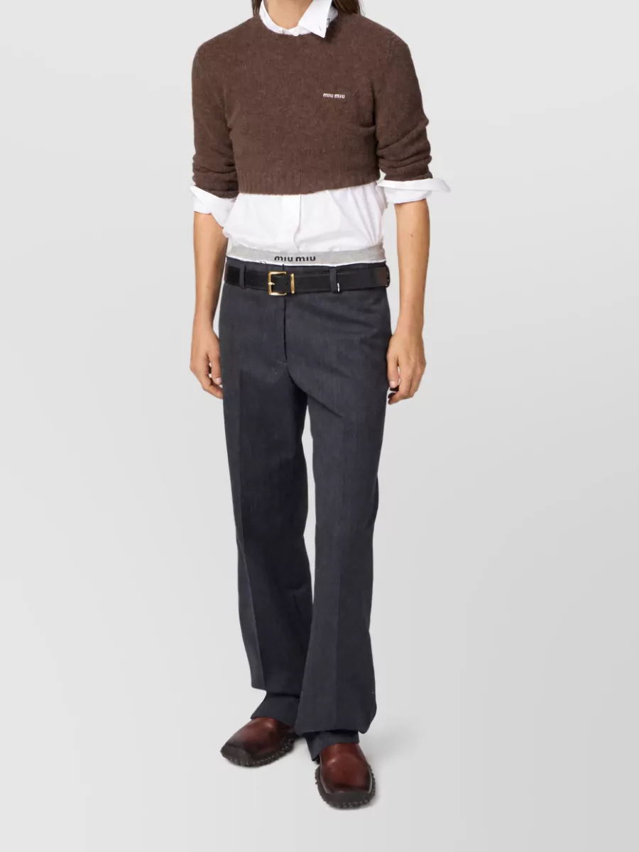 Miu Miu Turtleneck Sweatshirt