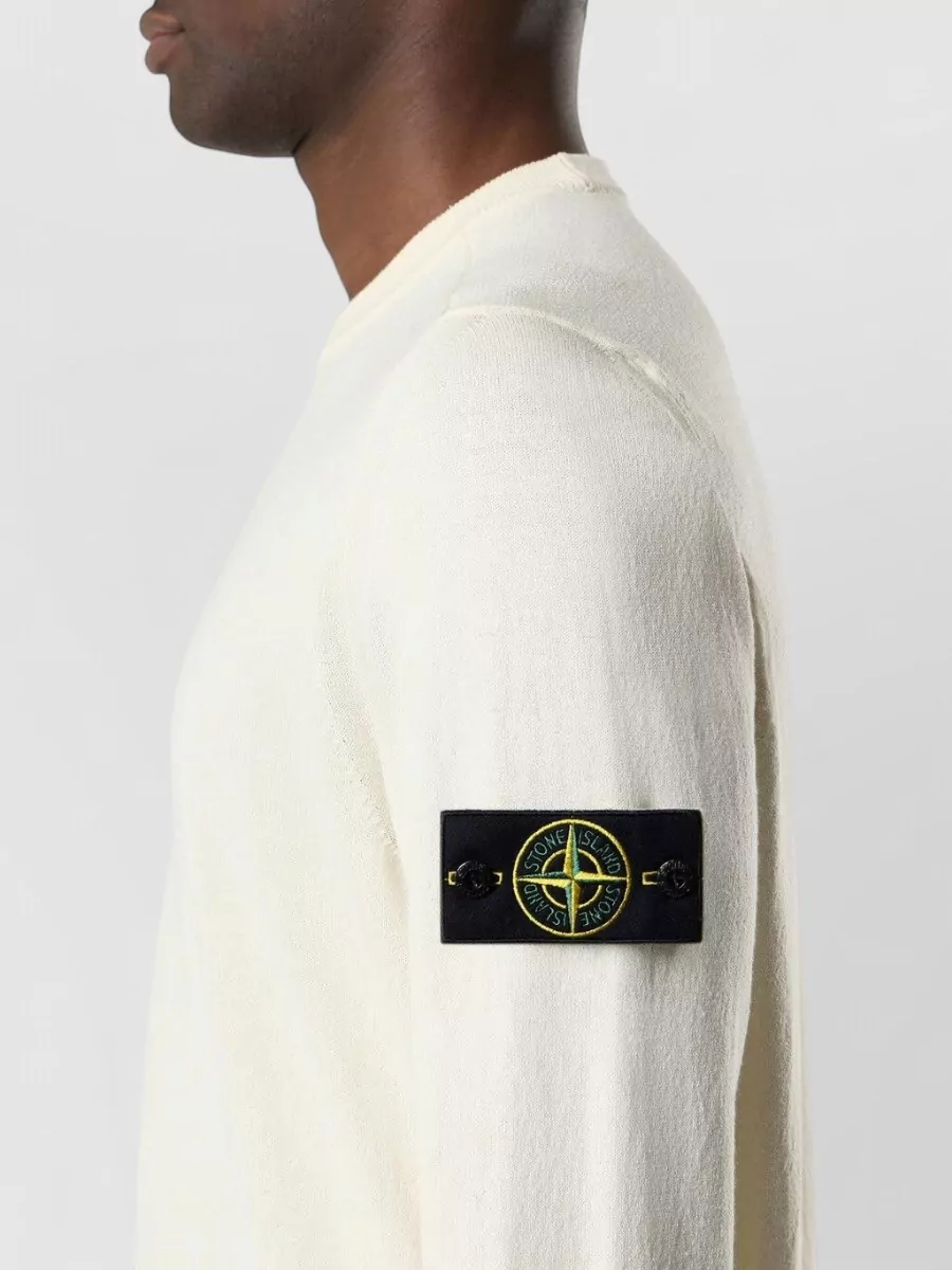 Stone Island Ribbed Regular-Fit Sweater