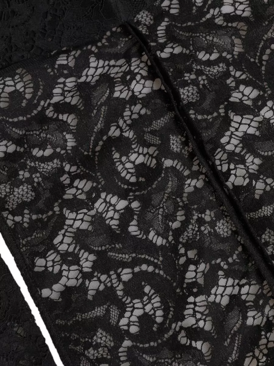 Dolce&Gabbana Cashmere Floral Lace Scarf