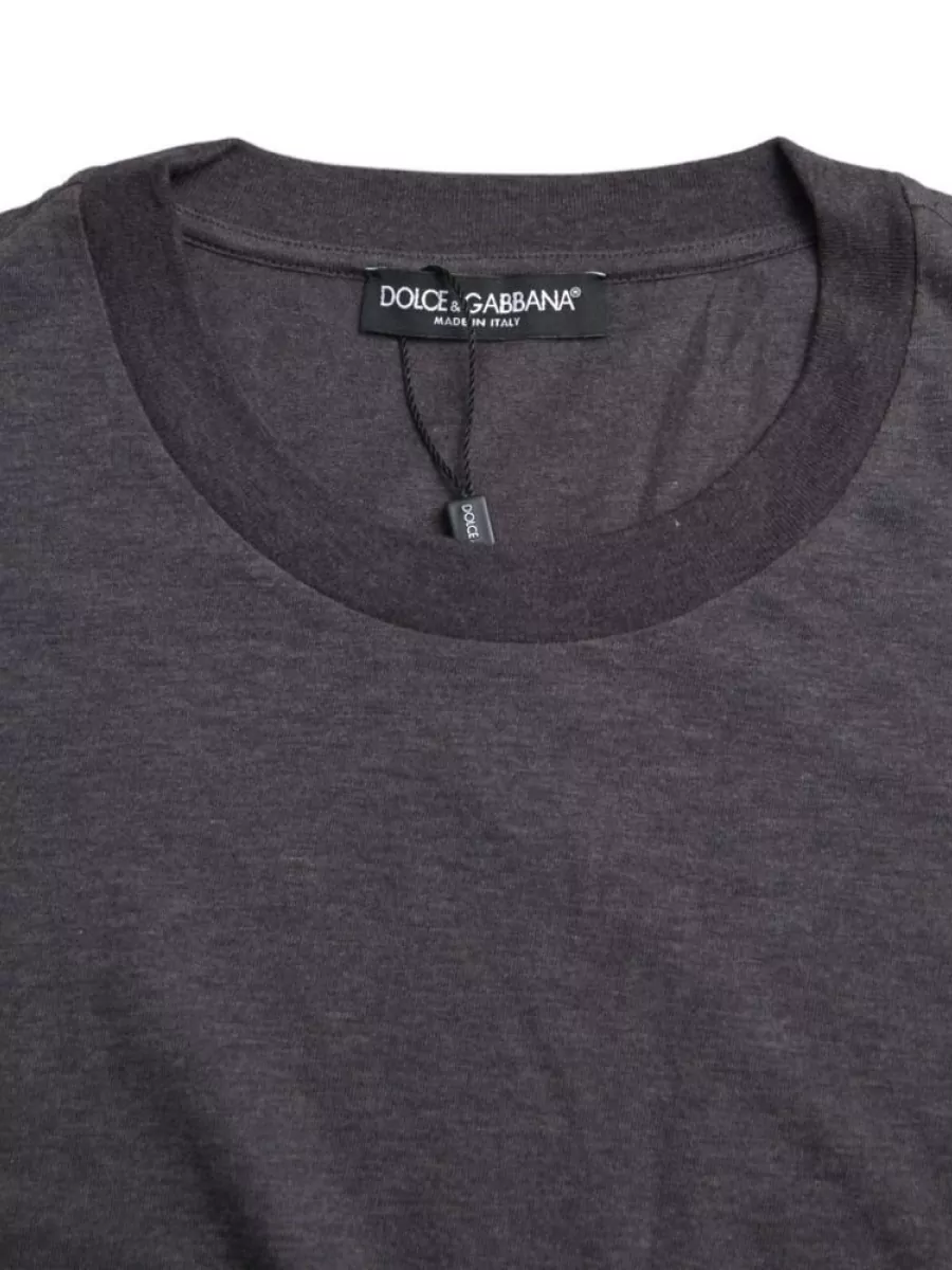 Dolce&Gabbana Cotton Round Neck Short-Sleeve T-Shirt